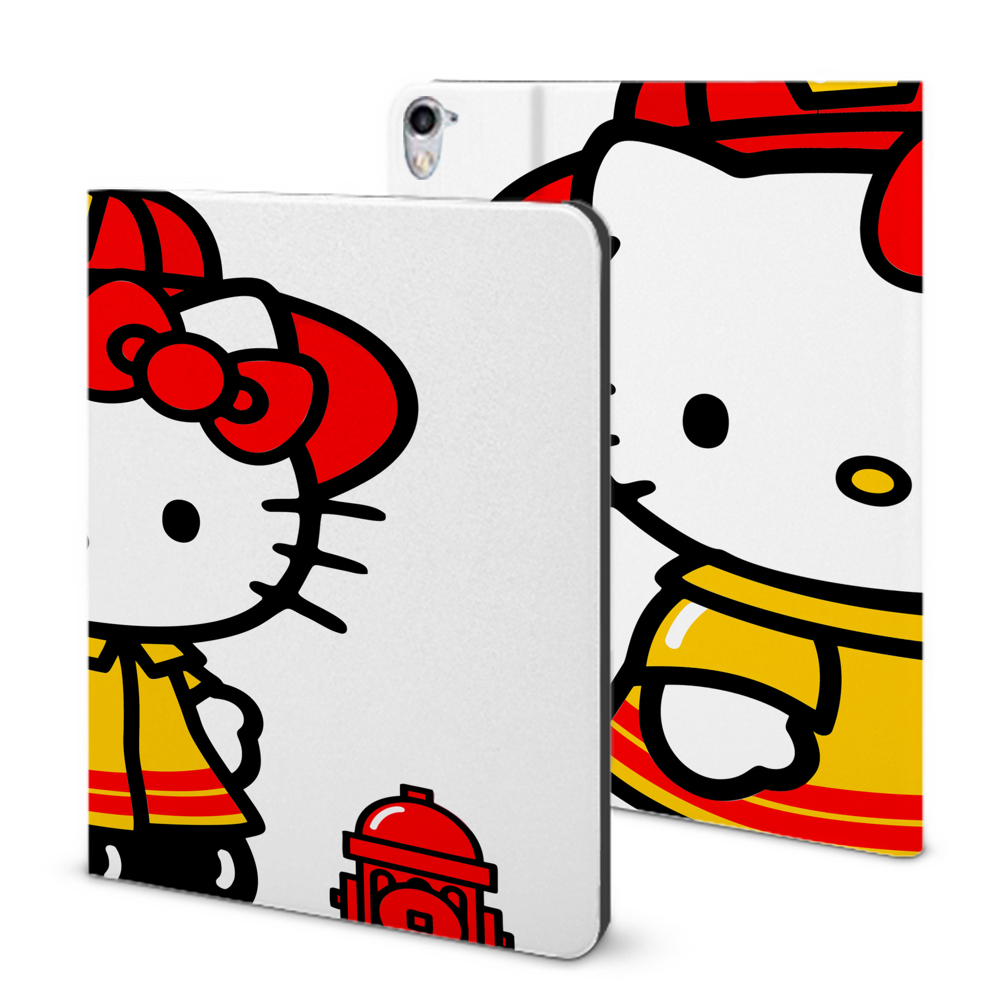 （画像用） Hello Kitty ハローキティ IPad ケース ブック型 PUレザー TPU 耐衝撃 軽量 薄型 ペン収納なし 全面保護 IPad 各モデル対応